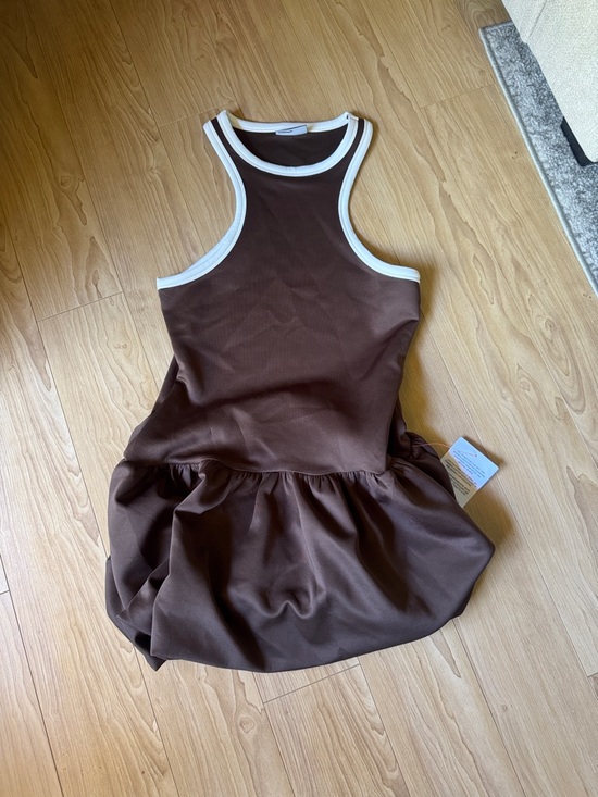 ASOS Dresses & Skirts - ASOS Brown Mini Dress with Bubble Bottom